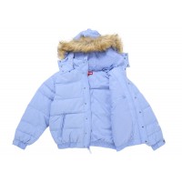 Supreme Facemask 700-Fill Down Puffer Jacket Light Blue
