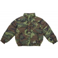 Supreme Facemask 700-Fill Down Puffer Jacket Woodland Camo