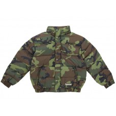 Supreme Facemask 700-Fill Down Puffer Jacket Woodland Camo