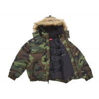 Supreme Facemask 700-Fill Down Puffer Jacket Woodland Camo