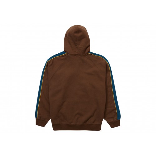 Оригинальный шмот Supreme Falcon Raglan Zip Up Hooded Sweatshirt Natural - 70см