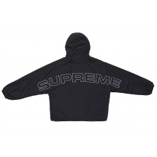 Supreme Faux Fur Reversible Hooded Track Jacket Black