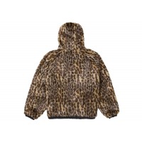 Supreme Faux Fur Reversible Hooded Track Jacket Black
