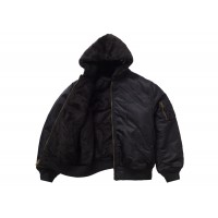 Supreme Faux Fur Reversible MA-1 Black