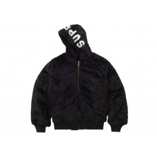 Supreme Faux Fur Reversible MA-1 Black