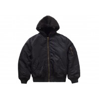 Supreme Faux Fur Reversible MA-1 Black