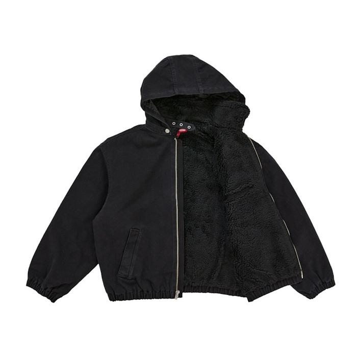 Куртка Supreme Faux Shearling Lined Bomber Jacket (FW26) Black Куртка Supreme Faux Shearling Lined Bomber Jacket (FW26) Black