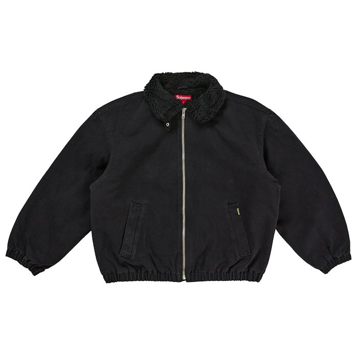 Куртка Supreme Faux Shearling Lined Bomber Jacket (FW26) Black Куртка Supreme Faux Shearling Lined Bomber Jacket (FW26) Black