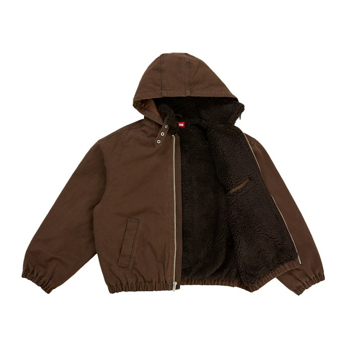 Куртка Supreme Faux Shearling Lined Bomber Jacket (FW26) Brown Куртка Supreme Faux Shearling Lined Bomber Jacket (FW26) Brown