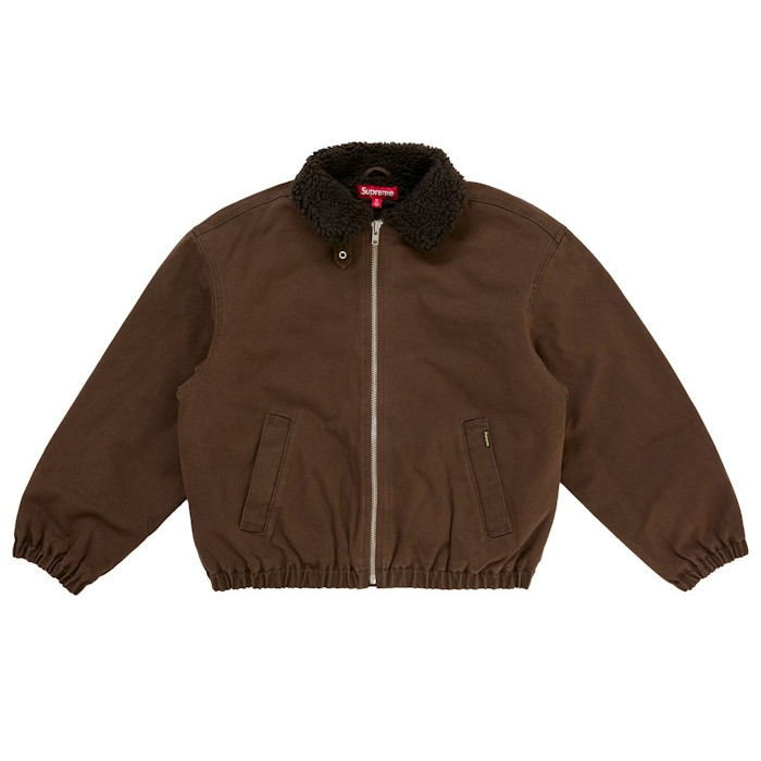 Куртка Supreme Faux Shearling Lined Bomber Jacket (FW26) Brown Куртка Supreme Faux Shearling Lined Bomber Jacket (FW26) Brown