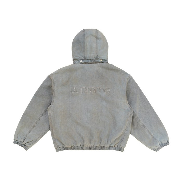 Куртка Supreme Faux Shearling Lined Bomber Jacket (FW26) Washed Grey Куртка Supreme Faux Shearling Lined Bomber Jacket (FW26) Washed Grey