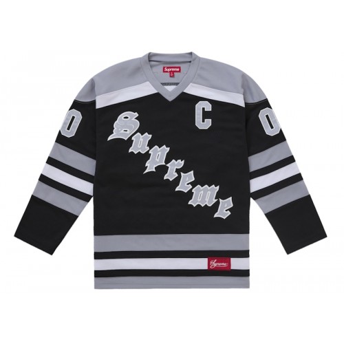Supreme Fire & Ice Hockey Jersey Black