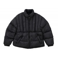 Supreme Flannel Reversible Puffer Jacket Black
