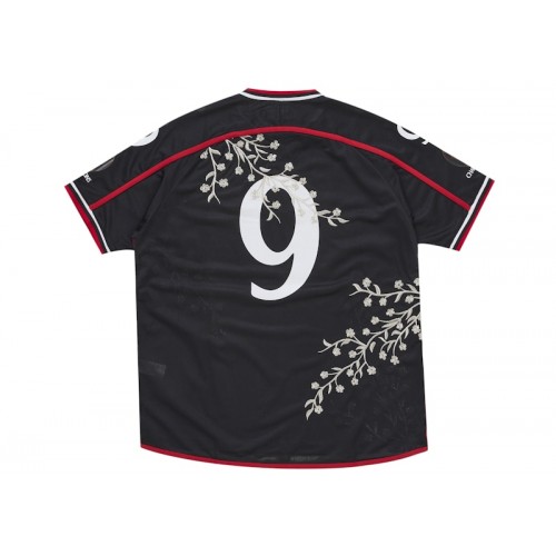 Supreme Floral Soccer Jersey Black