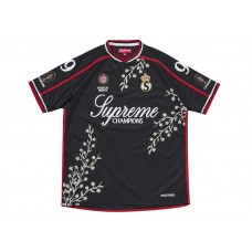 Supreme Floral Soccer Jersey Black