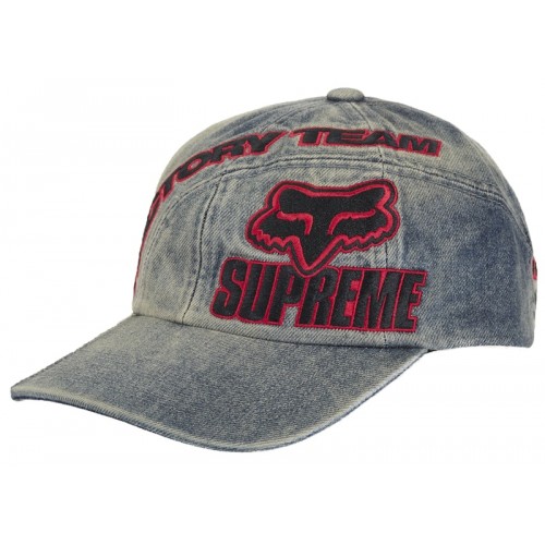 Supreme Fox Racing 6-Panel (FW25) Denim