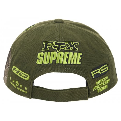 Supreme Fox Racing 6-Panel (FW25) Realtree Hardwoods Camo