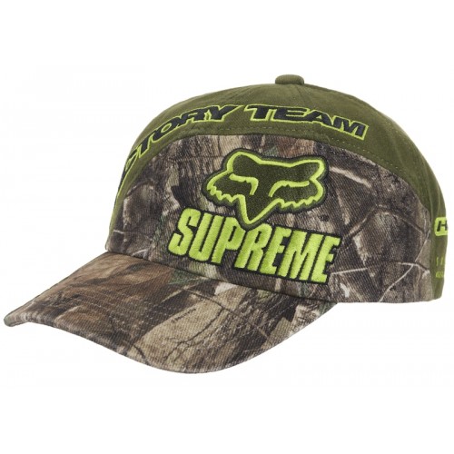 Supreme Fox Racing 6-Panel (FW25) Realtree Hardwoods Camo