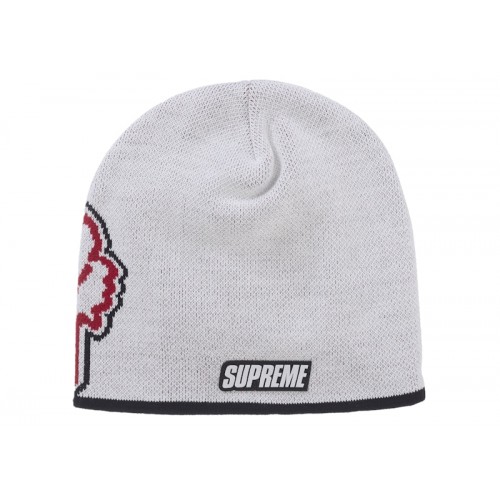 Supreme x Fox Racing Beanie White