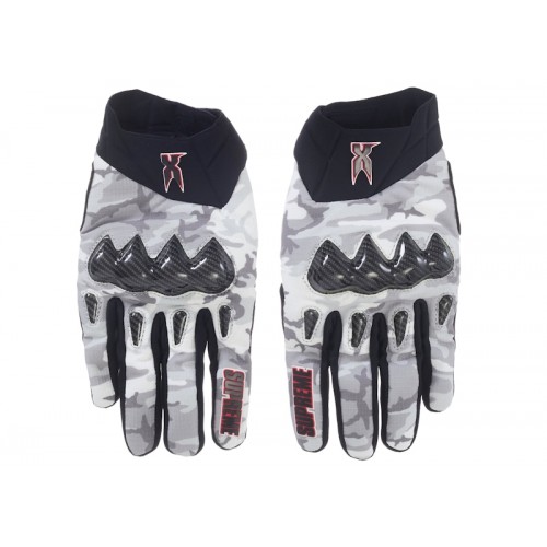 Supreme x Fox Racing DMX Bomber Gloves Snow Camo