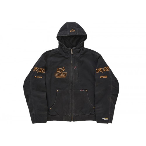 Supreme Fox Racing Hooded Work Jacket Black