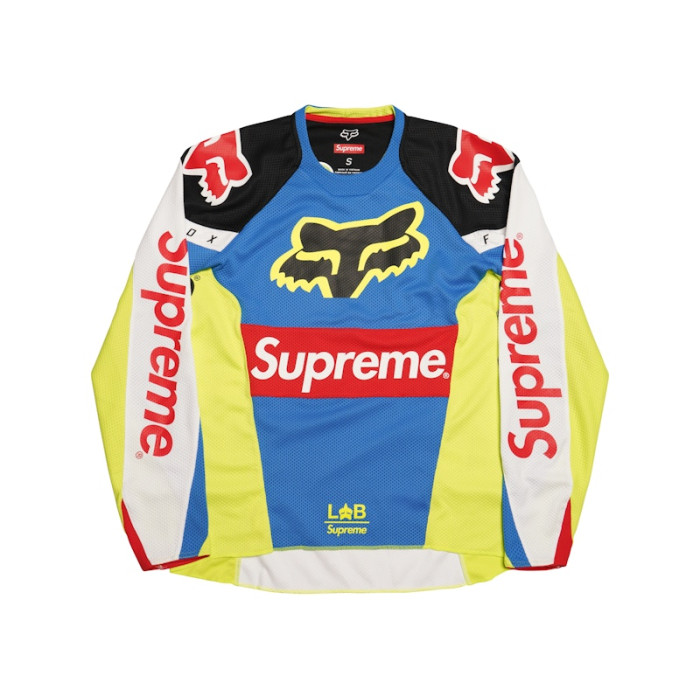 Supreme Fox Racing Moto Jersey Top Multicolor Supreme Fox Racing Moto Jersey Top Multicolor