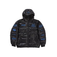 Supreme Fox Racing Shiny Down Puffer Jacket Black
