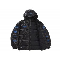 Supreme Fox Racing Shiny Down Puffer Jacket Black