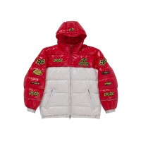 Supreme Fox Racing Shiny Down Puffer Jacket White