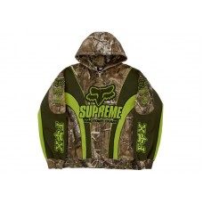 Supreme Fox Racing Zip Up Hooded Sweatshirt Realtree Hardwoods Camo
