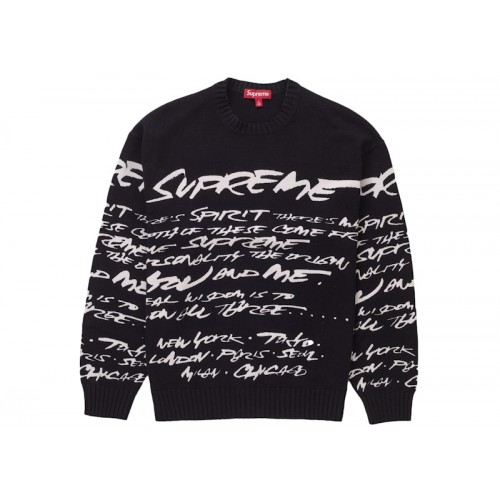 Оригинальный шмот Supreme Futura Sweater Black