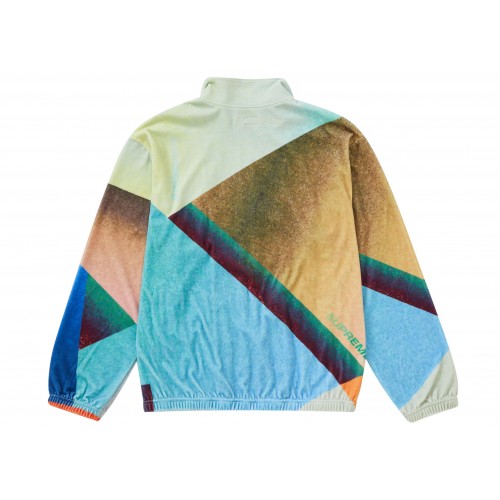 Оригинальный шмот Supreme Geo Velour Track Jacket Multicolor - 70см