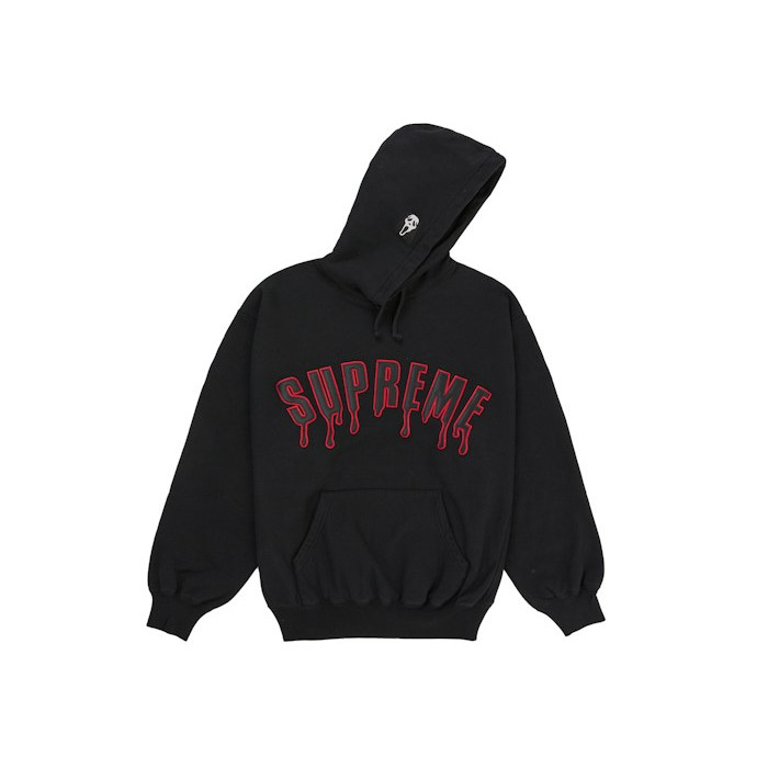 Худи Supreme Ghostface Arc Hooded Sweatshirt Black Худи Supreme Ghostface Arc Hooded Sweatshirt Black