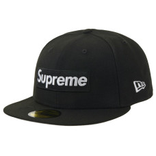 Supreme Ghostface Box Logo New Era 59Fifty Cap Black