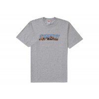 Supreme Gotham Tee Ash Grey