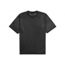 Supreme Gradient Mesh Stripe Jersey Black