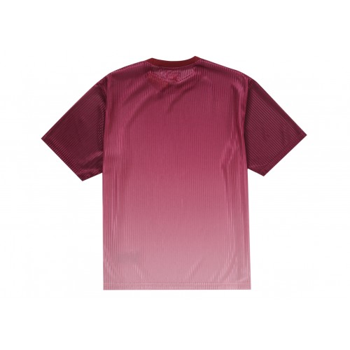 Оригинальный шмот Supreme Gradient Mesh Stripe Jersey Magenta - 70см