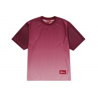 Supreme Gradient Mesh Stripe Jersey Magenta