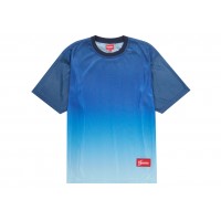 Supreme Gradient Mesh Stripe Jersey Royal