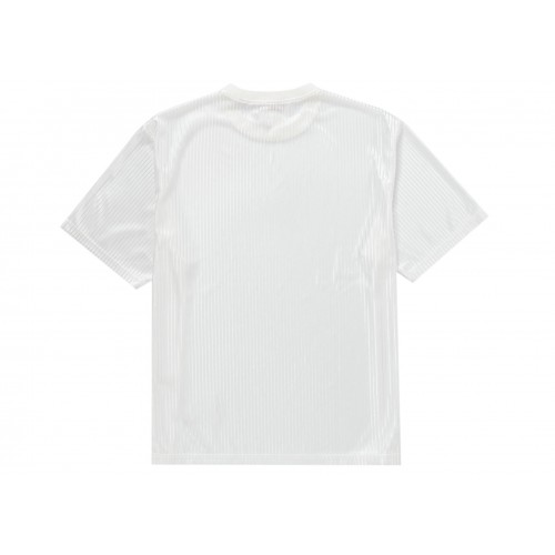 Оригинальный шмот Supreme Gradient Mesh Stripe Jersey White - 70см