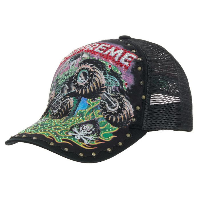 Кепка Supreme Grave Digger Mesh Back 5-Panel Black Кепка Supreme Grave Digger Mesh Back 5-Panel Black