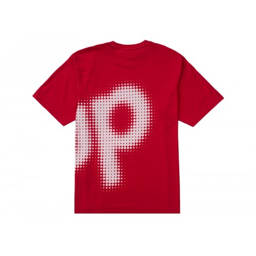 Оригинальный шмот Supreme Halftone S/S Top Red
