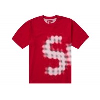 Supreme Halftone S/S Top Red