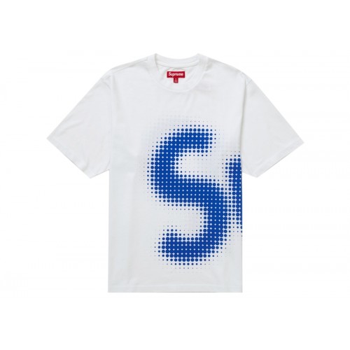 Оригинальный шмот Supreme Halftone S/S Top White
