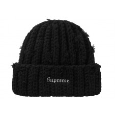 Supreme Hand Tied Beanie Black