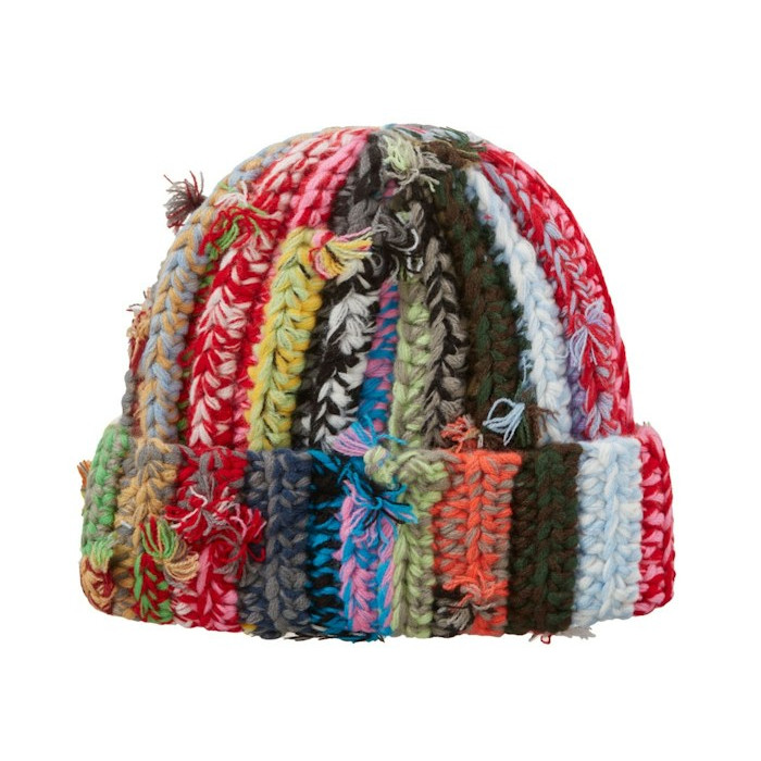 Шапка Supreme Hand Tied Beanie Multicolor Шапка Supreme Hand Tied Beanie Multicolor