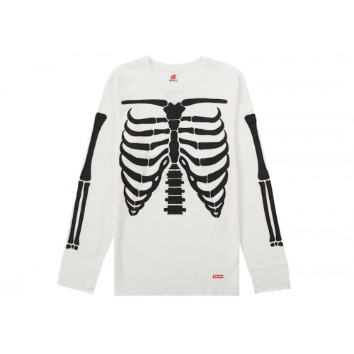 Supreme Hanes Bones Thermal Crew (1 Pack) Natural