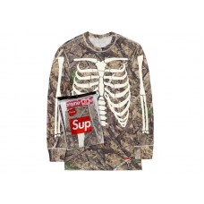 Supreme Hanes Bones Thermal Crew 1 Pack Woodland Camo