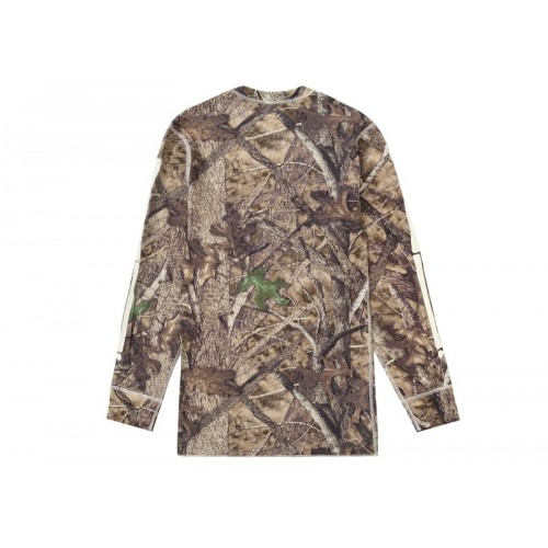 Supreme Hanes Bones Thermal Crew 1 Pack Woodland Camo