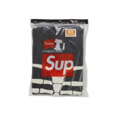 Supreme Hanes Bones Thermal Crew FW25 (1 Pack) Black